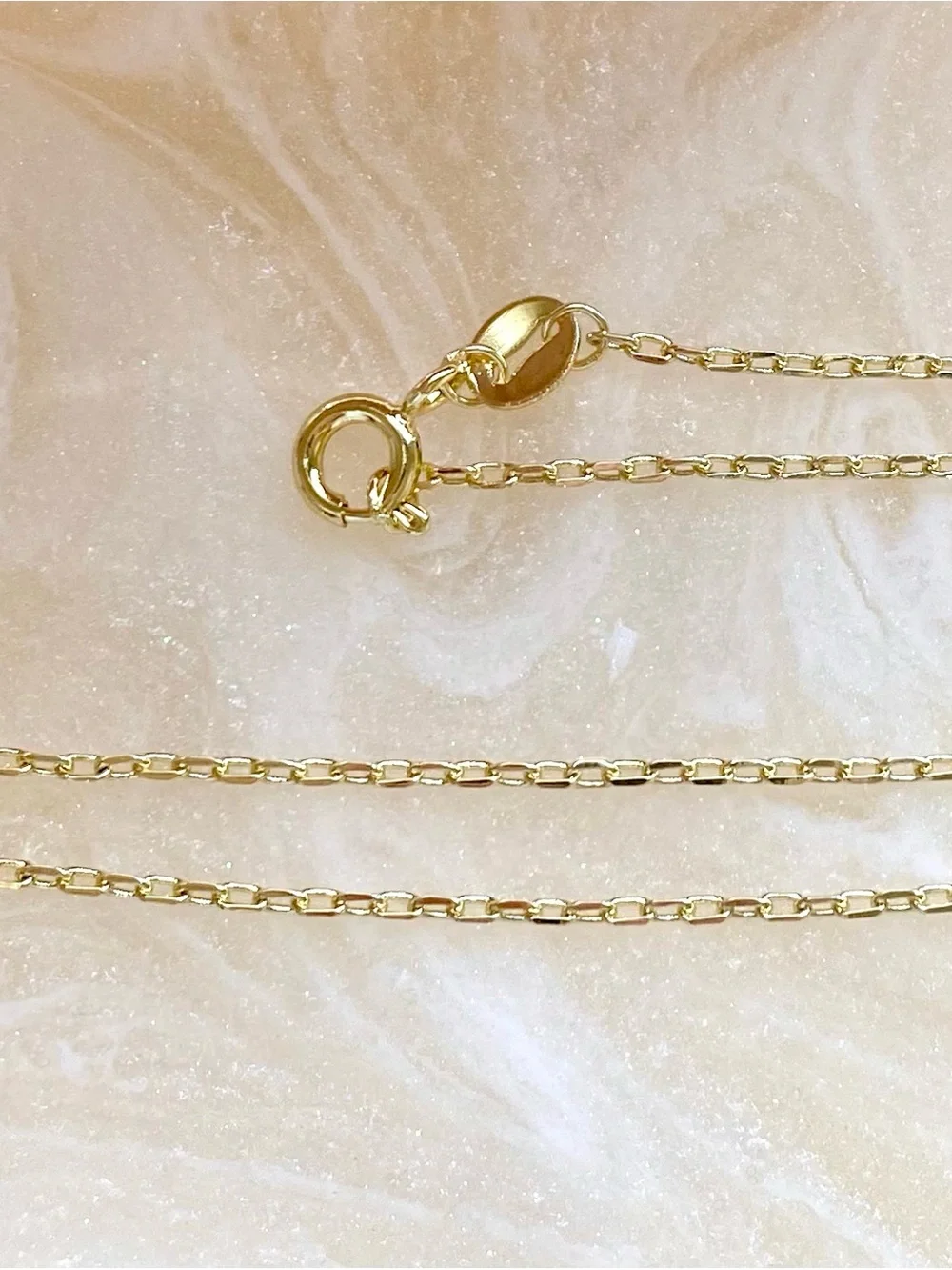 Classic Gold Paperclip Chain Necklace